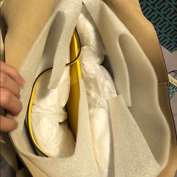 Tory Burch Color Block Rory Tote - Picture 7 of 10